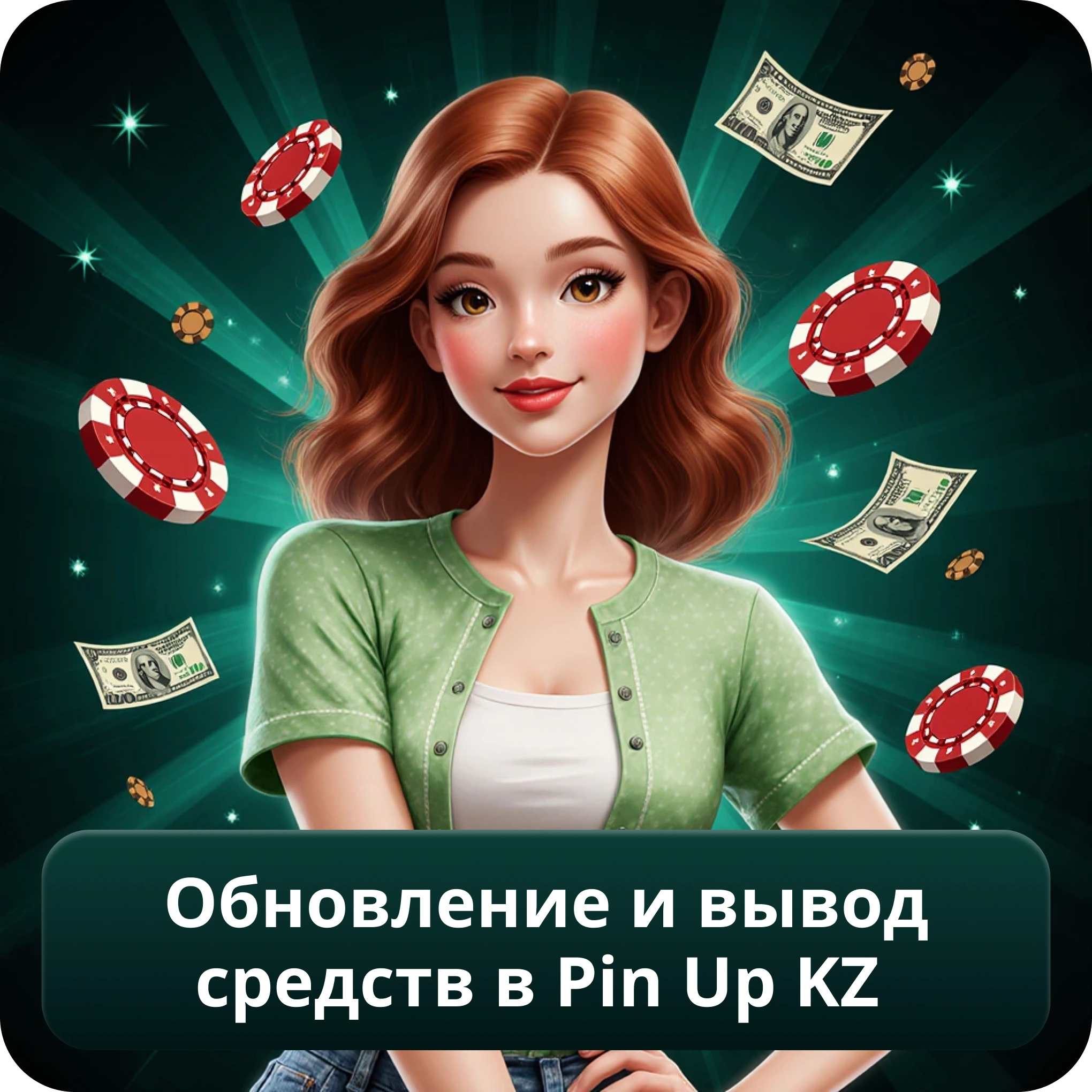 Обновление и вывод средств в Pin Up KZ