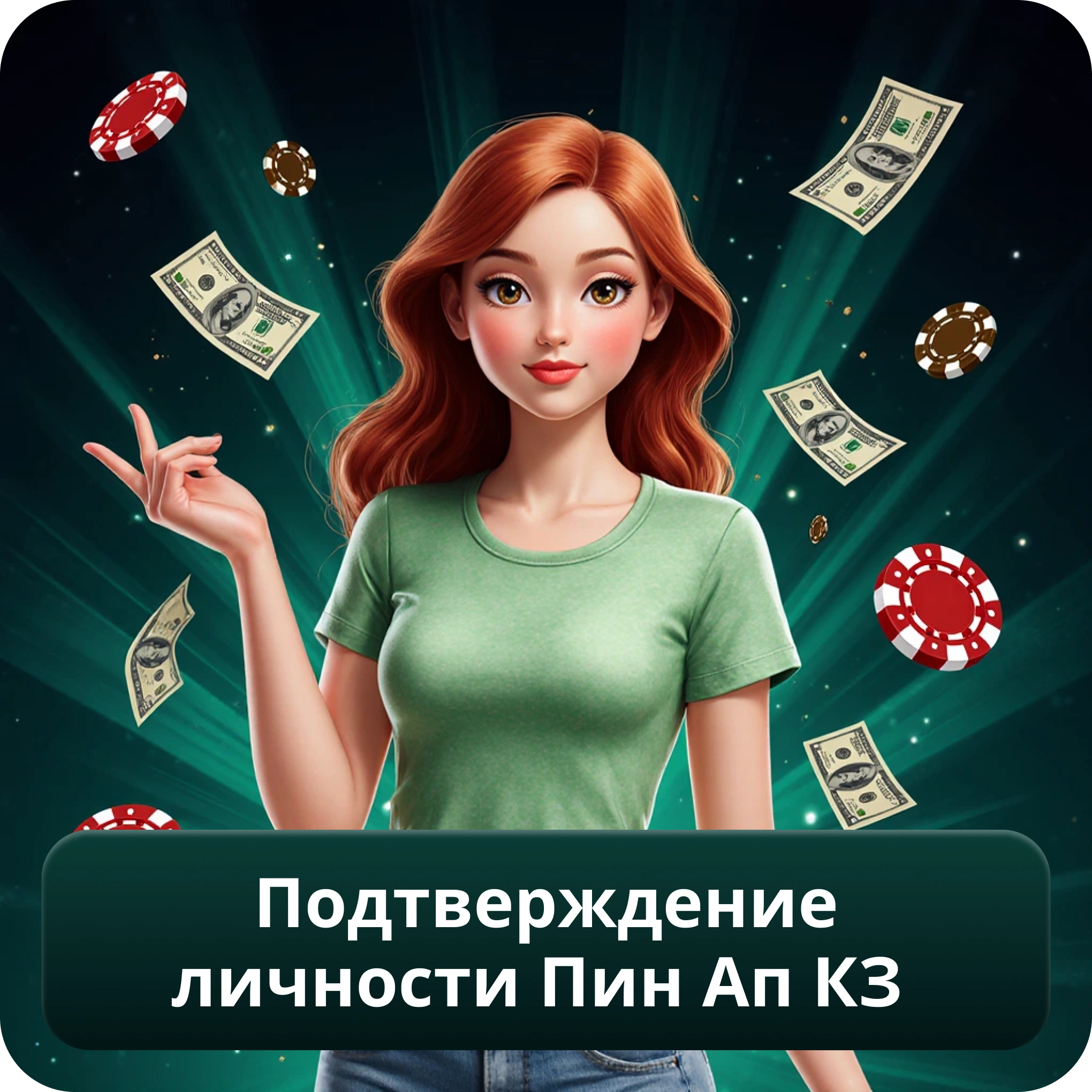Подтверждение личности Пин Ап Кз