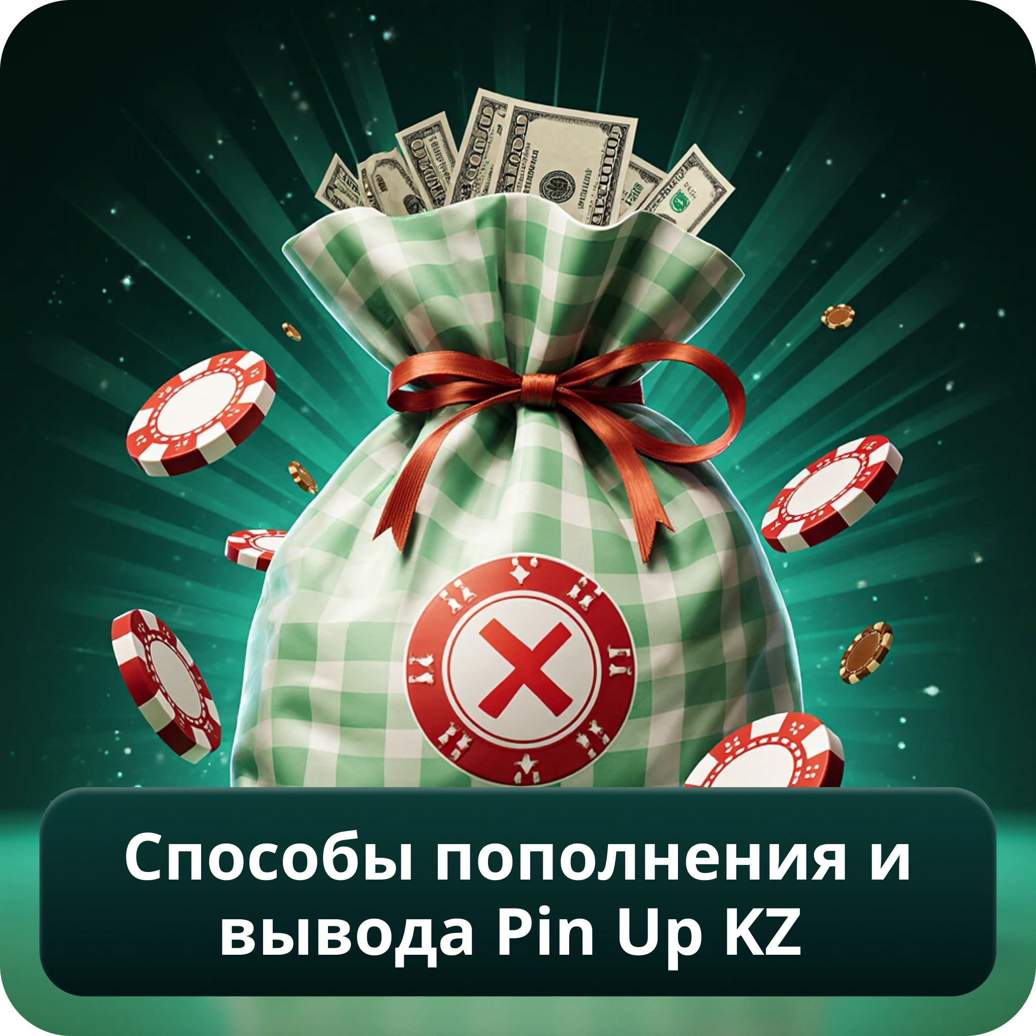 Способы пополнения и вывода Pin Up Kz